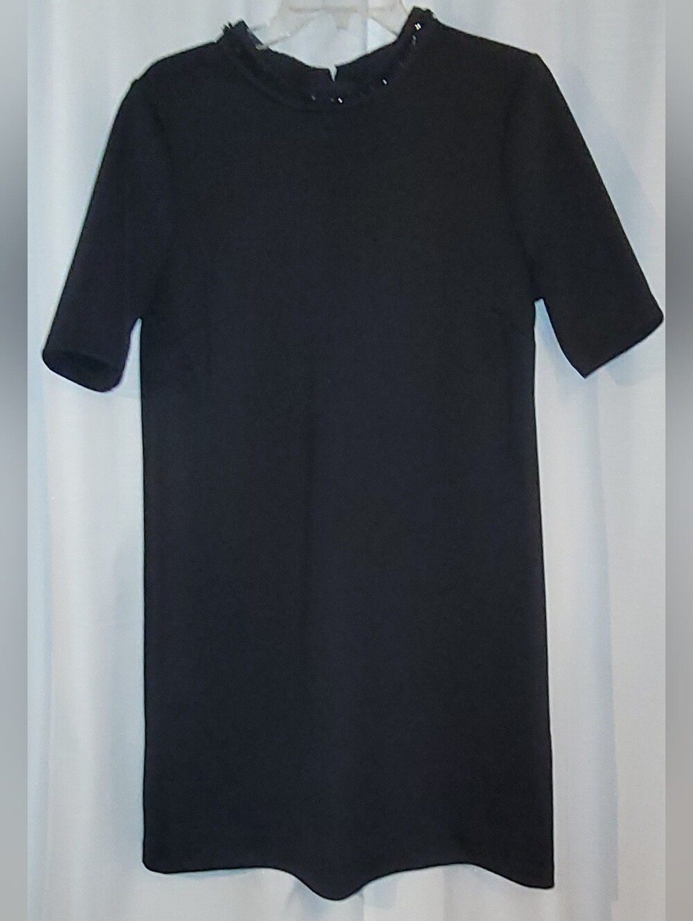 Marc New York Andrew Marc Black beaded Neckline Dress 12